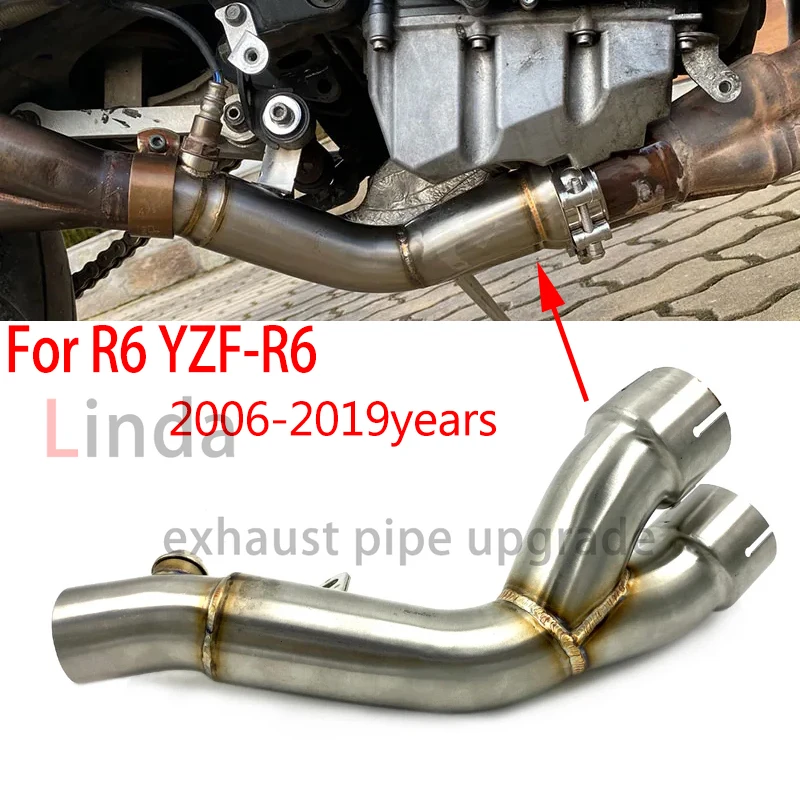 For Yamaha R6 YZF R6 2006-2019years Motorcycle Exhaust Muffler Mid Pipe Link Link Muffler Pipe Silencer System
For Yamaha R6 YZF R6 2006-2019years Motorcycle Exhaust Muffler Mid Pipe Link Link Muffler Pipe Silencer System