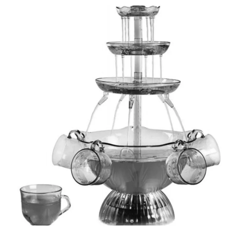 Wine Champagne Party Fountain Red Wine Dispenser Juice Drink Beer Waterfall Machine Chocolate Party Fountain
Wine Champagne Party Fountain Red Wine Dispenser Juice Drink Beer Waterfall Machine Chocolate Party Fountain
