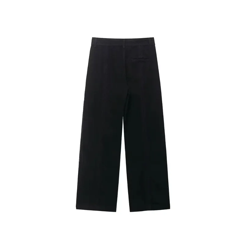 Fanan Casual Tassel Pants Women High Waist Straight Trousers Female 2026 Spring Autumn Fashion Elegant Lady Streetwear Pants
Fanan Casual Tassel Pants Women High Waist Straight Trousers Female 2026 Spring Autumn Fashion Elegant Lady Streetwear Pants 