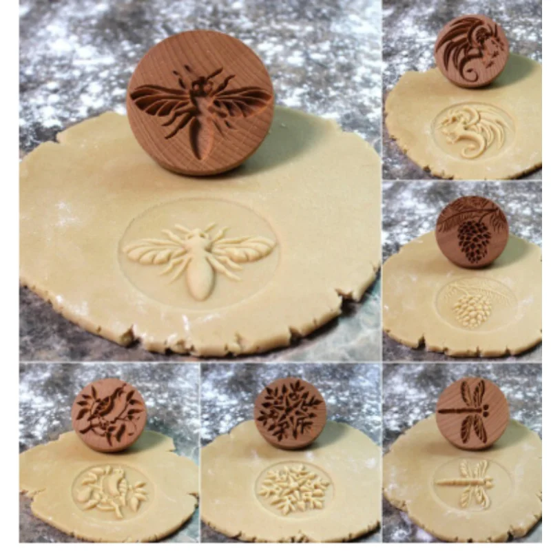 Cute Interesting Cookie Mold Creative Cookie Cutters and Embossers Flower 3D Cookie Mold Cutter Wooden Pastry Bakery Accessories
Cute Interesting Cookie Mold Creative Cookie Cutters and Embossers Flower 3D Cookie Mold Cutter Wooden Pastry Bakery Accessories