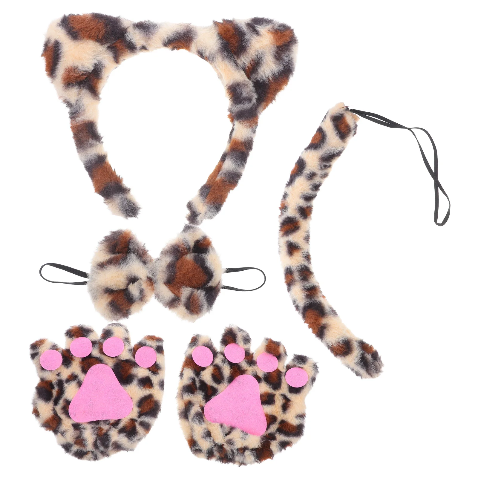 4pcs Leopard Print Animal Headband Headdress Cosplay Costume Accessories Comfortable Halloween Party Stage Decorations
4pcs Leopard Print Animal Headband Headdress Cosplay Costume Accessories Comfortable Halloween Party Stage Decorations