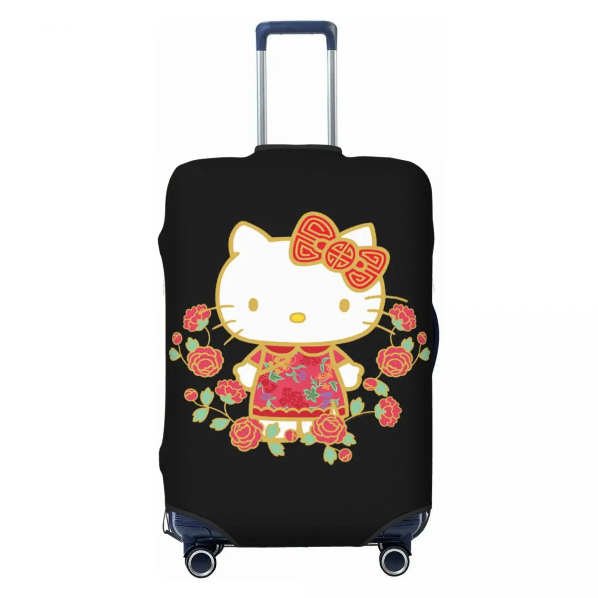 Custom Hello Kitty Happy New Year Luggage Cover Protector Funny Travel Suitcase Covers for 18-32 Inch 
Custom Hello Kitty Happy New Year Luggage Cover Protector Funny Travel Suitcase Covers for 18-32 Inch