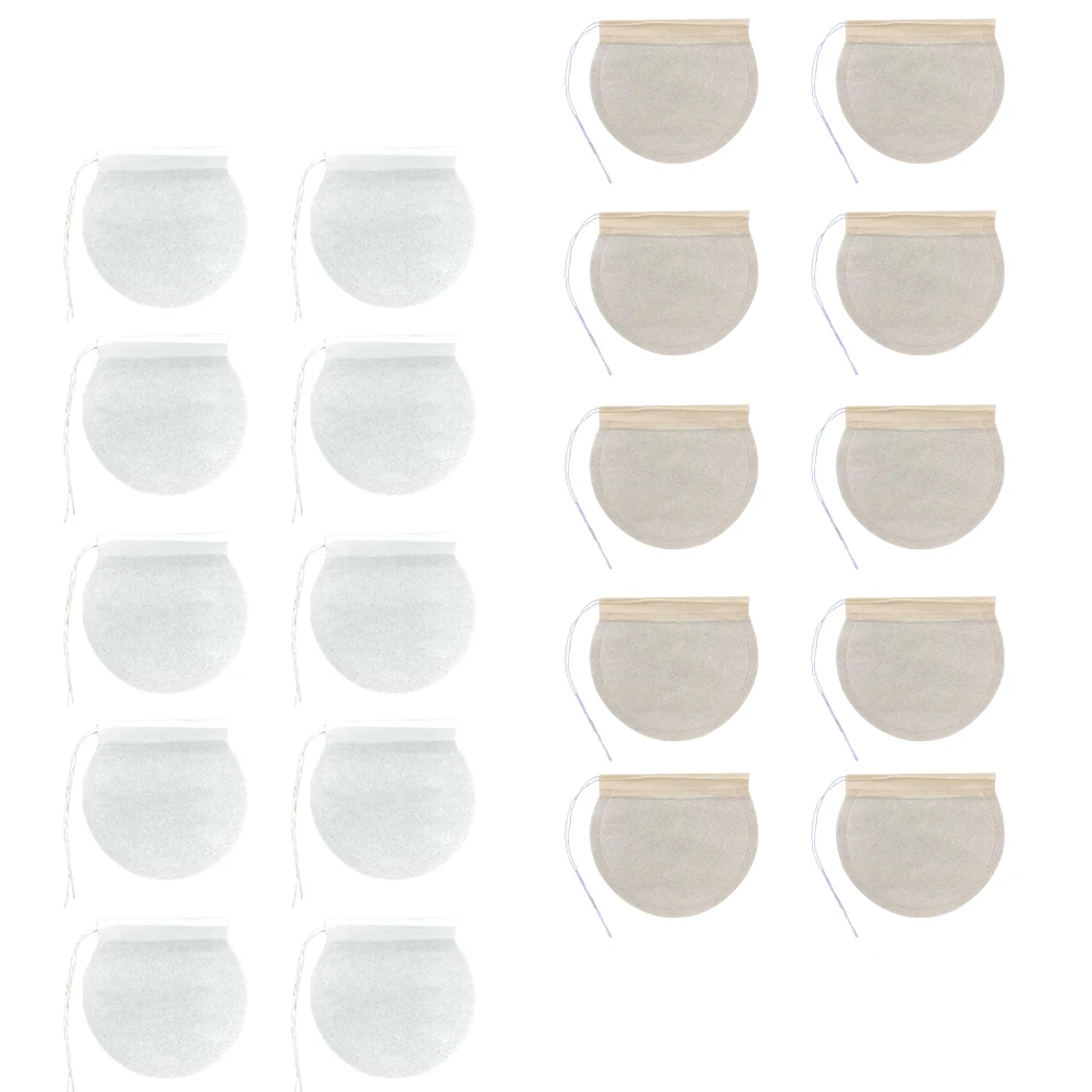 200 Pcs Round Tea Filter Bags 6cm White Natural Drawstring for Loose Leaf Coffee Herbs Spices Tea Infuser Disposable Kitchen Bar
200 Pcs Round Tea Filter Bags 6cm White Natural Drawstring for Loose Leaf Coffee Herbs Spices Tea Infuser Disposable Kitchen Bar
