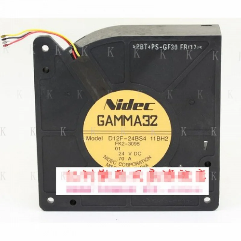C 1 шт. для Nidec GAMMA32 D12F-24BS4 11BH2 12 см 12032 24 В 0,70 А турбовентилятор охлаждения
C 1 шт. для Nidec GAMMA32 D12F-24BS4 11BH2 12 см 12032 24 В 0,70 А турбовентилятор охлаждения