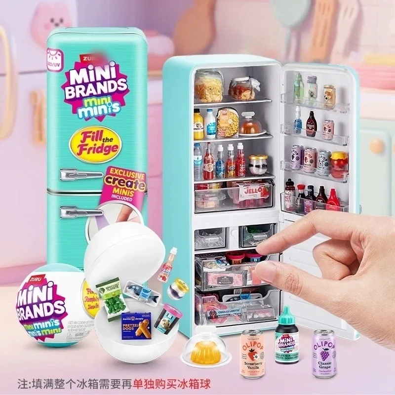 Genuine Mini Refrigerator Set Mini Brands Ball Series Blind Box For Role Play Home Trends Miniature Toy Children's Day Cute gift
Genuine Mini Refrigerator Set Mini Brands Ball Series Blind Box For Role Play Home Trends Miniature Toy Children's Day Cute gift