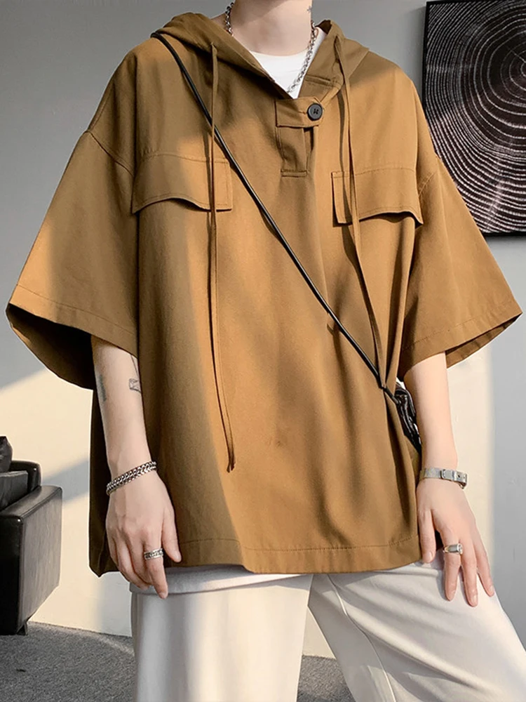 Мужская летняя тонкая повседневная футболка-худи из ледяного шелка с рукавом 7/8 для подростков, модный брендовый стиль
Мужская летняя тонкая повседневная футболка-худи из ледяного шелка с рукавом 7/8 для подростков, модный брендовый стиль