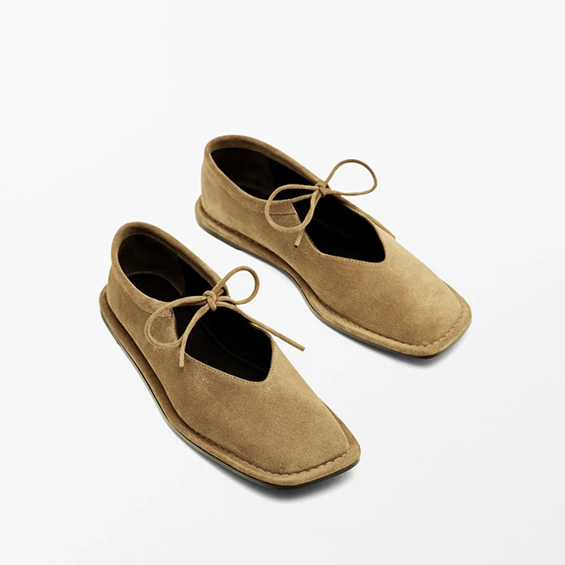 Linjer Stricklin 2024 autumn New Retro Lace-up Loafers Women's Flats Shoes British Style Lace-up Square Toe Suede Ballet Flats
Linjer Stricklin 2024 autumn New Retro Lace-up Loafers Women's Flats Shoes British Style Lace-up Square Toe Suede Ballet Flats
