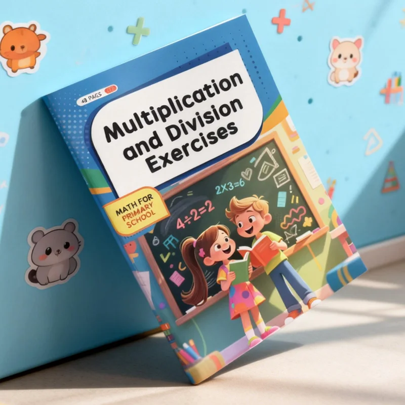 Математические упражнения, 48 страниц, задачи на умножение и деление, специализированная математическая подготовка, рабочая тетрадь по арифметике
Математические упражнения, 48 страниц, задачи на умножение и деление, специализированная математическая подготовка, рабочая тетрадь по арифметике