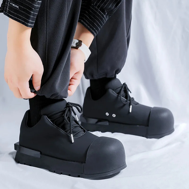 Большие размеры, мужские модные ботинки на платформе в стиле панк-рок, черные модные туфли из натуральной кожи, ковбойские дизайнерские ботильоны с большим носком, короткие ботинки
Большие размеры, мужские модные ботинки на платформе в стиле панк-рок, черные модные туфли из натуральной кожи, ковбойские дизайнерские ботильоны с большим носком, короткие ботинки