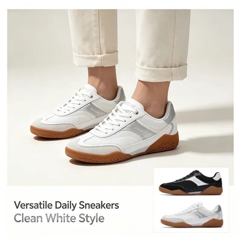 Skechers Retro Gum Sole Casual Sneakers Leather Lightweight Daily Walking Shoes White Silver Multi Colors 190153-WSL
Skechers Retro Gum Sole Casual Sneakers Leather Lightweight Daily Walking Shoes White Silver Multi Colors 190153-WSL
