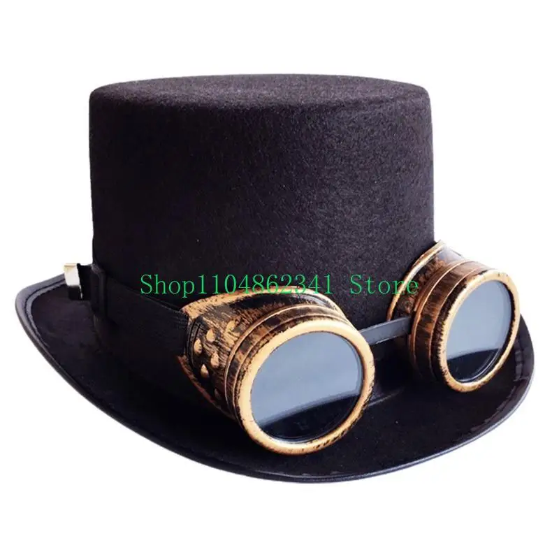 652F 80's Vintage Victorian Costume Hat Gothic Steampunk Fancy Dress Costume Unisex
652F 80's Vintage Victorian Costume Hat Gothic Steampunk Fancy Dress Costume Unisex