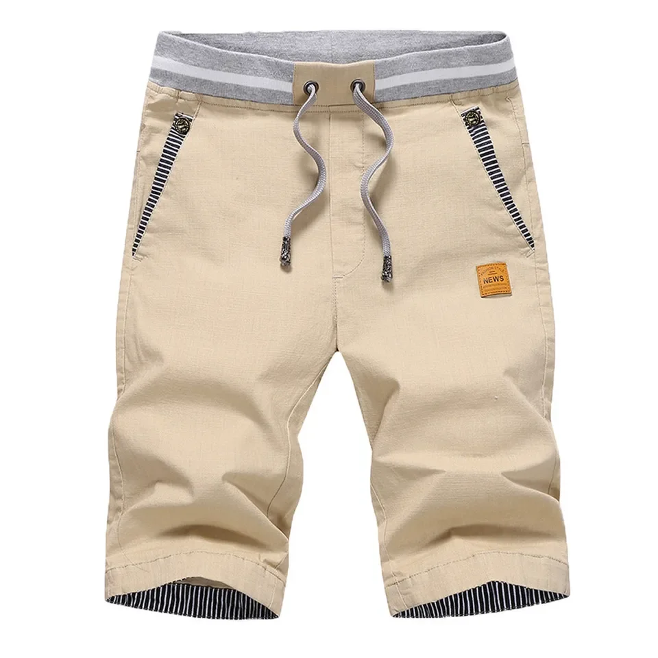 2025 Summer Men'S Shorts Hot Casual Cotton Fashion Boardshort Bermuda Male Drawstring Elastic Waist Breeches Beach Shorts Men
2025 Summer Men'S Shorts Hot Casual Cotton Fashion Boardshort Bermuda Male Drawstring Elastic Waist Breeches Beach Shorts Men