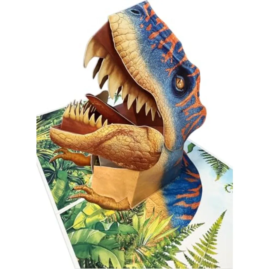 T-Rex Roaring Design Pop Up Cards Cool 3D Dinosaur Greeting Card with Envelope for Dino Lover,,Men, Father, funny Dinosaur Gift
T-Rex Roaring Design Pop Up Cards Cool 3D Dinosaur Greeting Card with Envelope for Dino Lover,,Men, Father, funny Dinosaur Gift