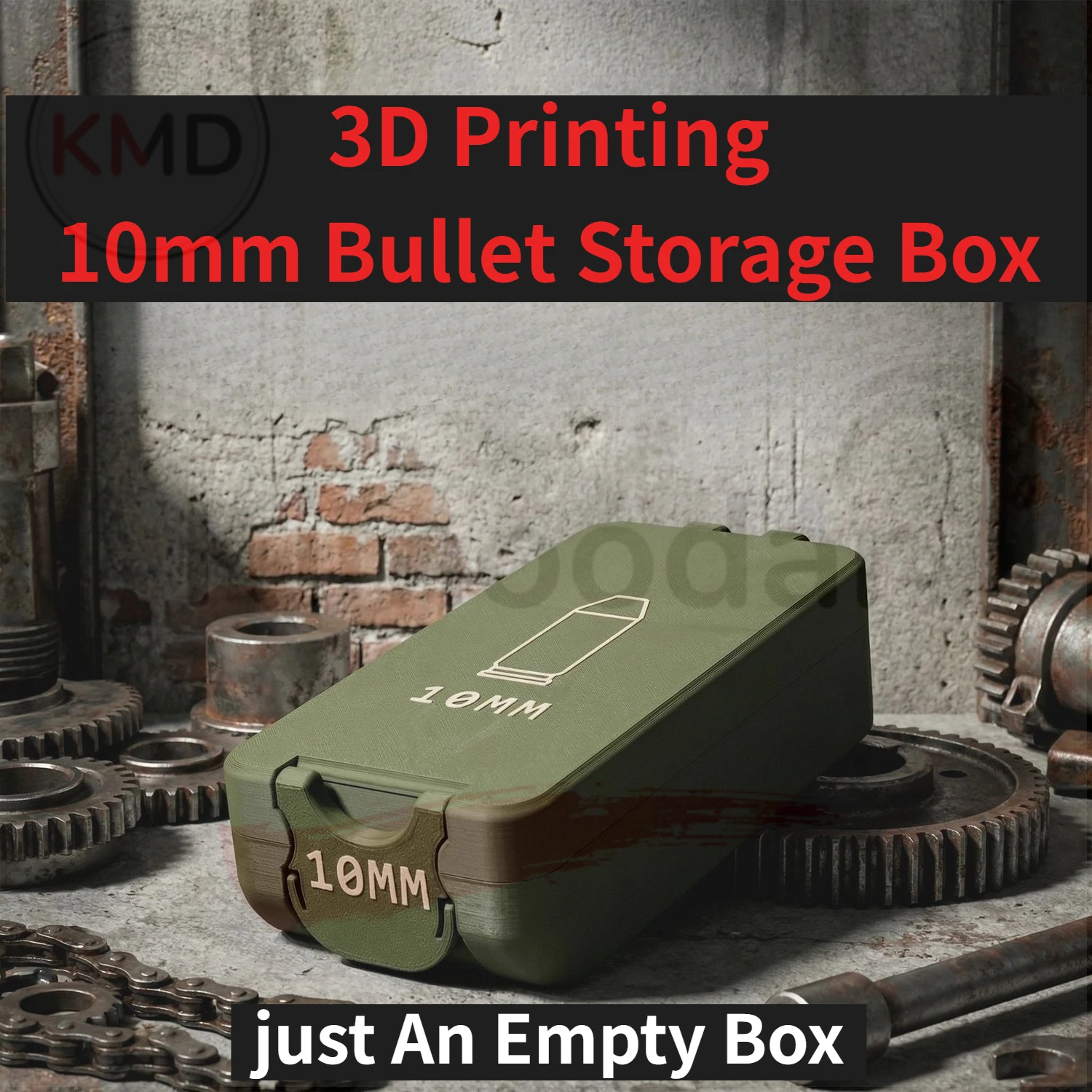 1PC 3D Printing 10mm Bullet Storage Box, Enthusiast Desktop Gift Collection,just An Empty Box
1PC 3D Printing 10mm Bullet Storage Box, Enthusiast Desktop Gift Collection,just An Empty Box