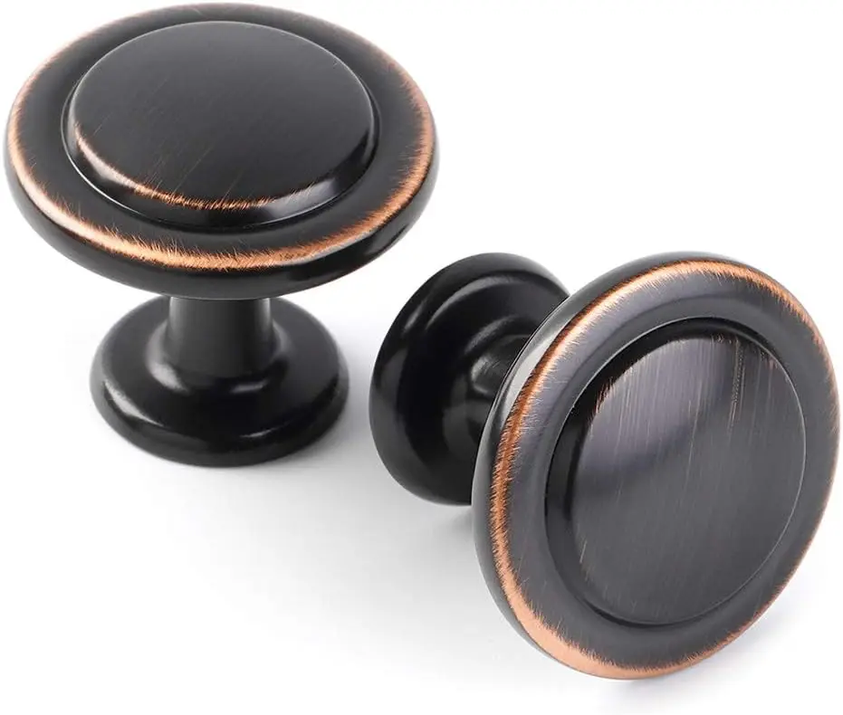 Round Cabinet Knobs Oil Rubbed Bronze 1-1/4 Inch 10 Pack Drawer Pulls for Kitchen Cabinets
Round Cabinet Knobs Oil Rubbed Bronze 1-1/4 Inch 10 Pack Drawer Pulls for Kitchen Cabinets