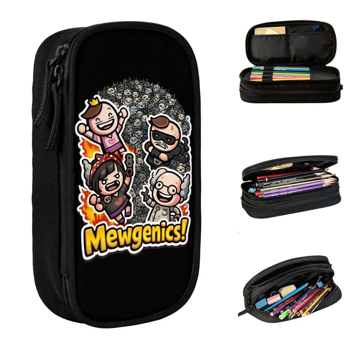 Creative Chibi Mewgenics Games Pencil Case Pencil Pouch Pen Holder for Student Large Storage Bag Office Gift Stationery
Creative Chibi Mewgenics Games Pencil Case Pencil Pouch Pen Holder for Student Large Storage Bag Office Gift Stationery