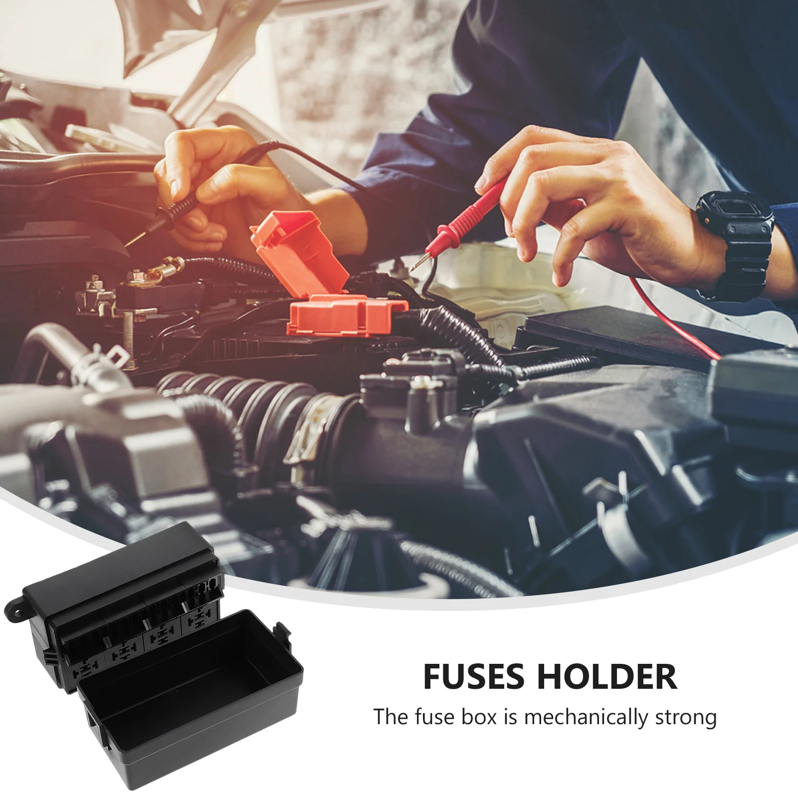 1 set 1 Set Black Multiway Fuse Holder Durable Relay Socket Box Terminal Block For Car Waterproof Universal Fuse Boxes
1 set 1 Set Black Multiway Fuse Holder Durable Relay Socket Box Terminal Block For Car Waterproof Universal Fuse Boxes