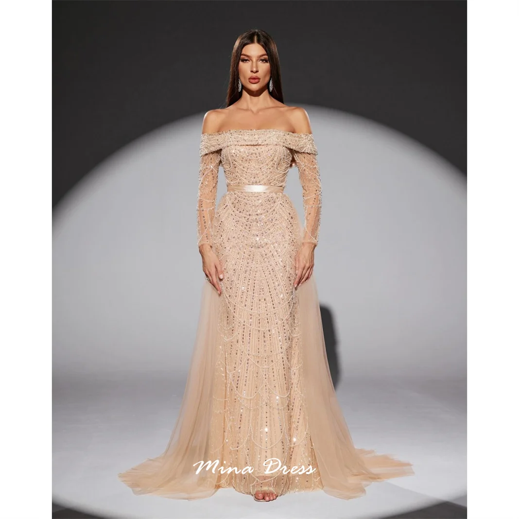 Mina Customizedkhaki Wedding Dresses and Disinfectants One Shoulder Elegant Cocktail Dresses for Special Occasions Beads Evening
Mina Customizedkhaki Wedding Dresses and Disinfectants One Shoulder Elegant Cocktail Dresses for Special Occasions Beads Evening
