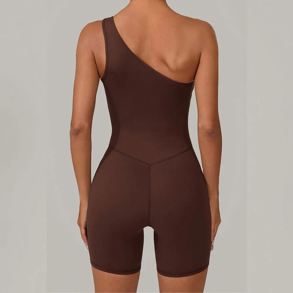 Women's One Shoulder Jumpsuit Fitness Suit Short Sets Sports Overalls for Woman Tracksuit Yoga Clothing Gym Workout Sportswear
Women's One Shoulder Jumpsuit Fitness Suit Short Sets Sports Overalls for Woman Tracksuit Yoga Clothing Gym Workout Sportswear