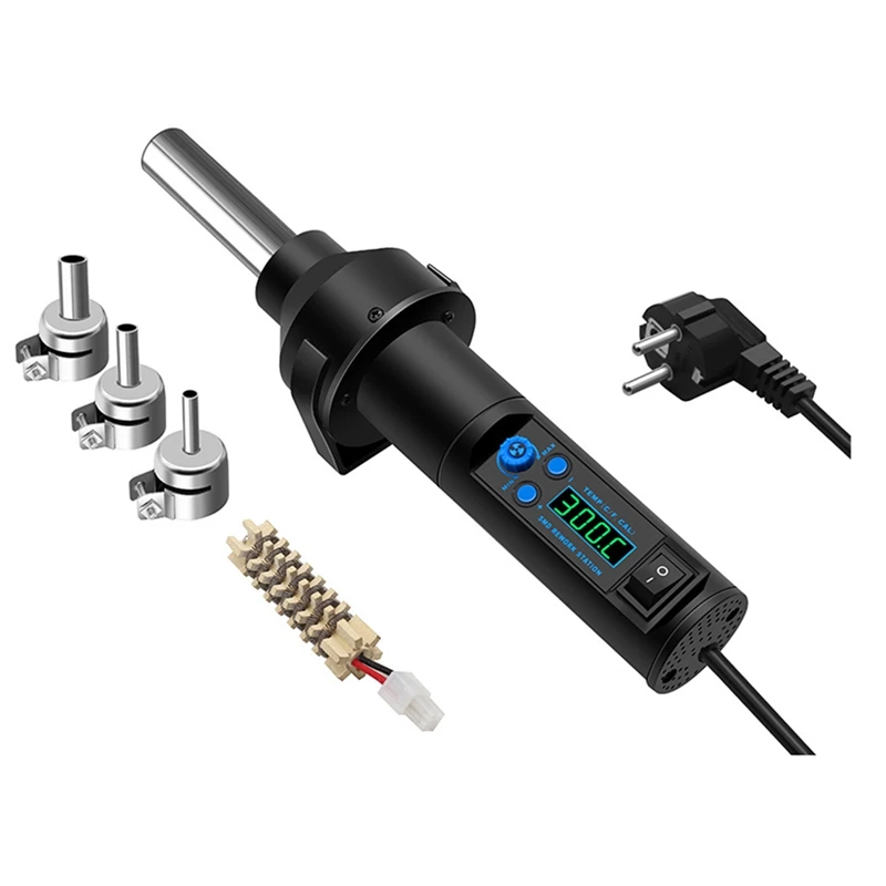 Temperature Adjustable Hot Hair Dryer Portable Digital Hair Dryer Hot Air Blower Welding Tool
Temperature Adjustable Hot Hair Dryer Portable Digital Hair Dryer Hot Air Blower Welding Tool