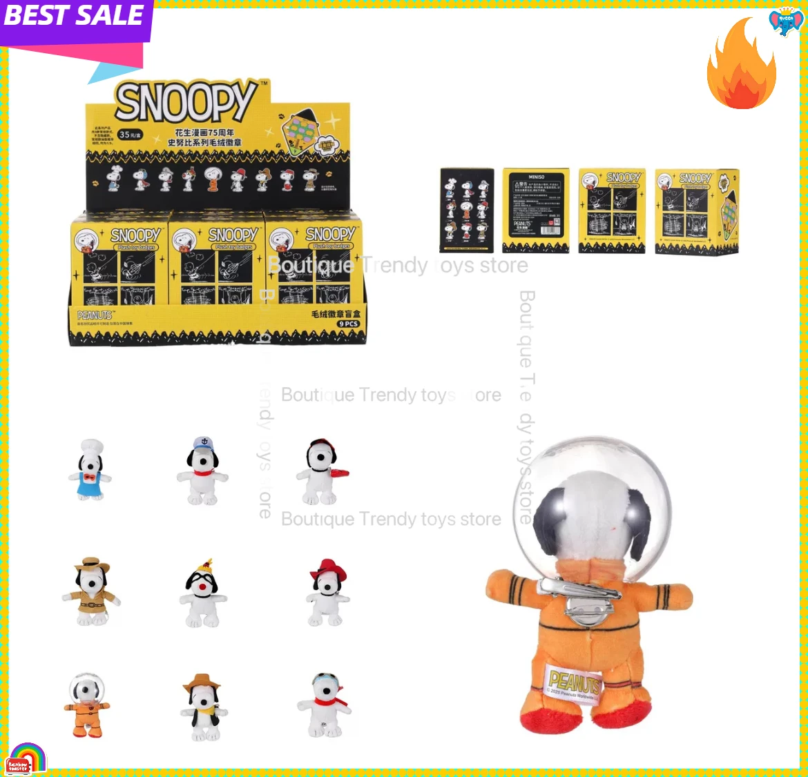 In Stock Miniso Original Snoopy Blind Box Peanuts Comics 75 Anniversary Mystery Box Series Doll Pendant Anime Character Toy Gift
In Stock Miniso Original Snoopy Blind Box Peanuts Comics 75 Anniversary Mystery Box Series Doll Pendant Anime Character Toy Gift