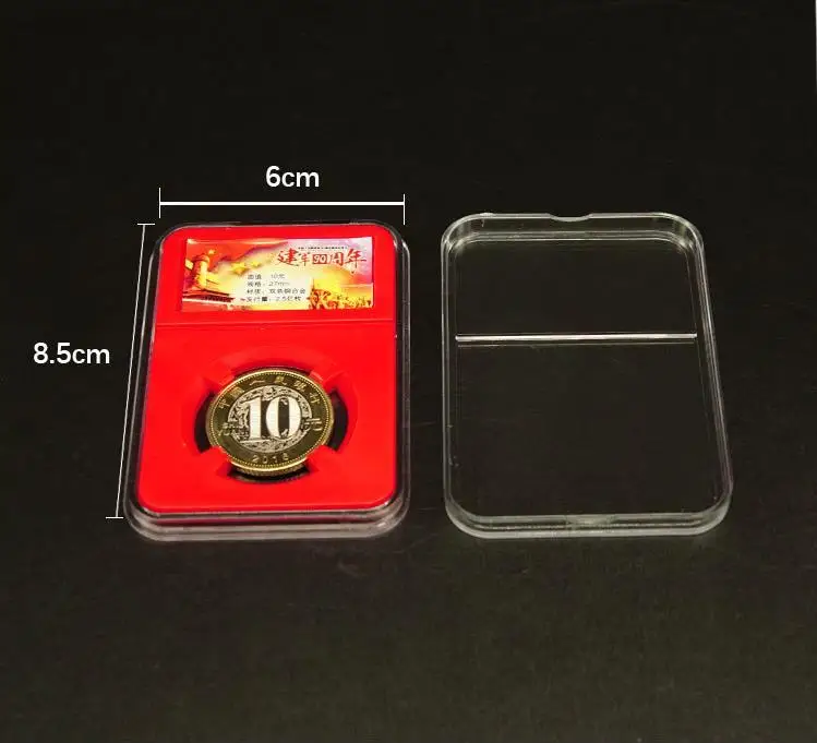 100Pcs Coin Boxes Commemorative Coin Slab Holder Coin Display Storage Box Case Protector Coin Collection Holder Containers ni340
100Pcs Coin Boxes Commemorative Coin Slab Holder Coin Display Storage Box Case Protector Coin Collection Holder Containers ni340