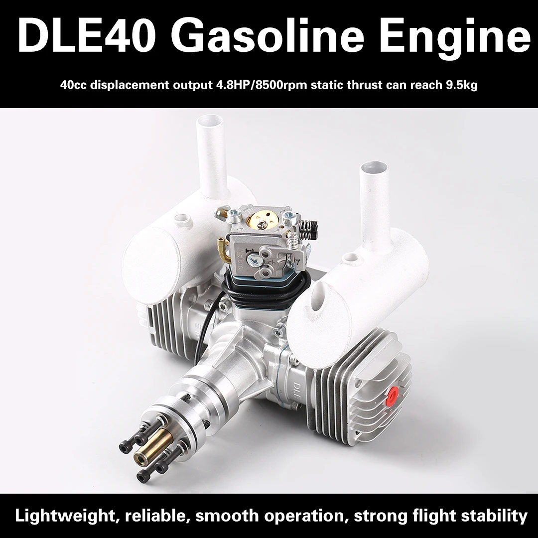 DLE40 Model Engine 40CC Engine Paired With Japanese Huapolo Carburetor Model Aircraft Drone
DLE40 Model Engine 40CC Engine Paired With Japanese Huapolo Carburetor Model Aircraft Drone