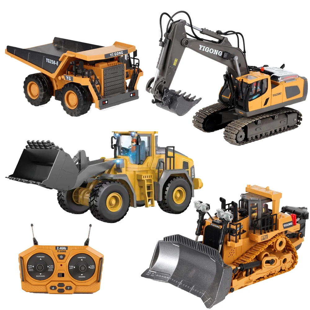 JIKEFUN 2.4G RC Excavator Dump Truck Alloy Plastic Simulation Engineering Vehicle Remote Control Toy Vehicle Model Boy Gift
JIKEFUN 2.4G RC Excavator Dump Truck Alloy Plastic Simulation Engineering Vehicle Remote Control Toy Vehicle Model Boy Gift