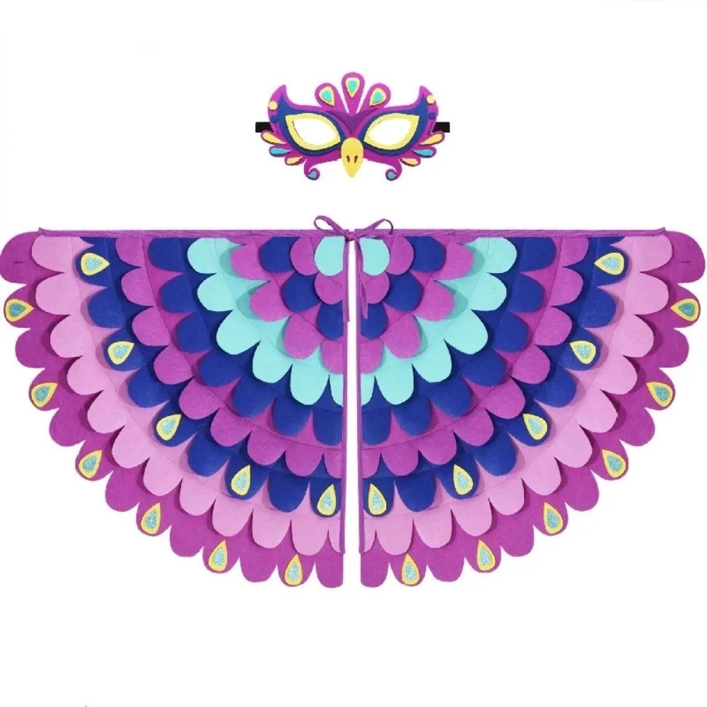 Милый фетровый тканевый плащ на Хэллоуин с маской, халат с крыльями птицы, детский костюм на Хэллоуин, накидка с совой, маска, набор подарков
Милый фетровый тканевый плащ на Хэллоуин с маской, халат с крыльями птицы, детский костюм на Хэллоуин, накидка с совой, маска, набор подарков