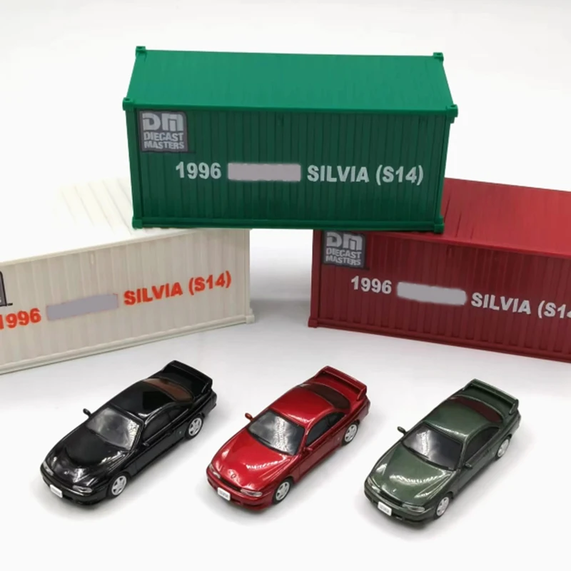 DM 1:64 масштаб 1996 Silvia S14 контейнер из сплава, имитация модели автомобиля, статическая коллекция, украшенные праздничные подарки, игрушки, сувенирный подарок
DM 1:64 масштаб 1996 Silvia S14 контейнер из сплава, имитация модели автомобиля, статическая коллекция, украшенные праздничные подарки, игрушки, сувенирный подарок