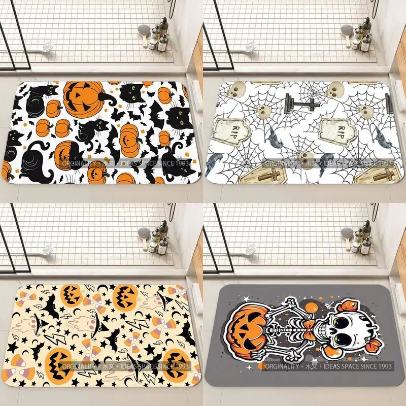 Хэллоуин Кошки и тыквы Украшение гостиной Домашний диван Нескользящий ковер Кабинет Спальня Татами Детский мягкий напольный коврик
Хэллоуин Кошки и тыквы Украшение гостиной Домашний диван Нескользящий ковер Кабинет Спальня Татами Детский мягкий напольный коврик