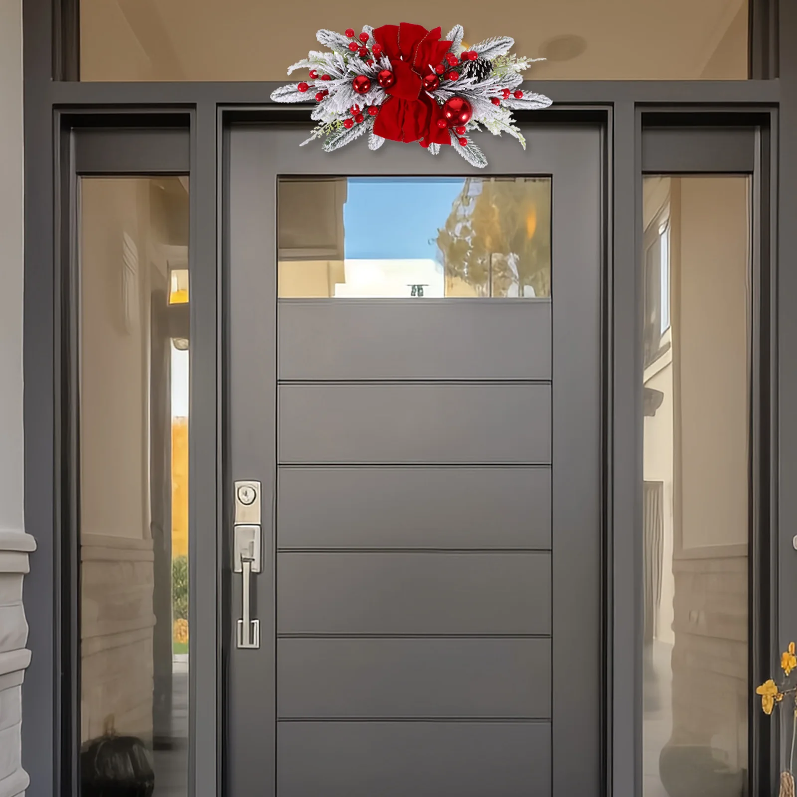 Luminous Wreath Pendant Glowing Christmas Ornament Xmas Door Decor Front Door Wreath Tree Hanging Party Decoration Gift Holiday 
Luminous Wreath Pendant Glowing Christmas Ornament Xmas Door Decor Front Door Wreath Tree Hanging Party Decoration Gift Holiday