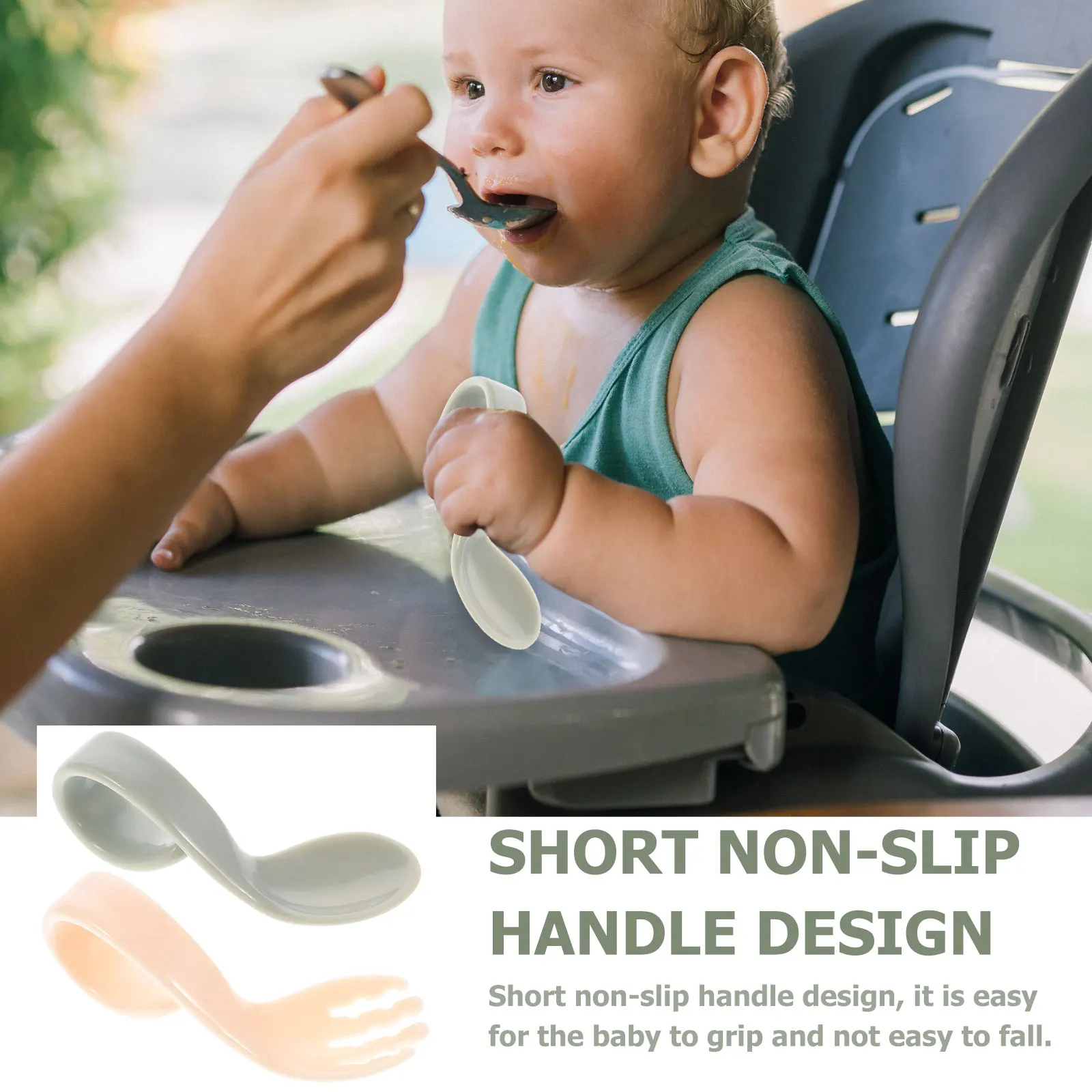 Premium Baby Tableware Curved Design Training Fork Spoon Set PP Safe Durable High Temp Resistance Non Slip Handle Easy Grip For
Premium Baby Tableware Curved Design Training Fork Spoon Set PP Safe Durable High Temp Resistance Non Slip Handle Easy Grip For