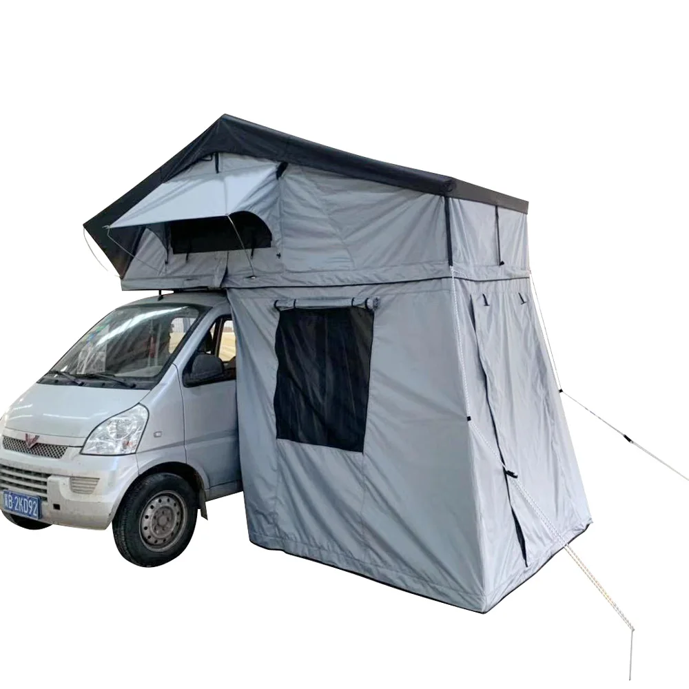 2023 Wholesale Travel Carro Telhado Da Barraca Soft Shell Roof Top Tent with Annex Room
2023 Wholesale Travel Carro Telhado Da Barraca Soft Shell Roof Top Tent with Annex Room