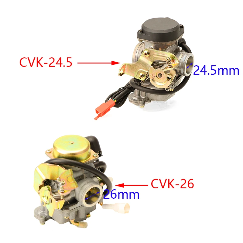 Motorcycle CVK24 24.5mm CVK26 26mm Carb Carburetor for GY6 100 125 150 200 Cc Scooter ATV Replace Quad Dit Dirt Bike
Motorcycle CVK24 24.5mm CVK26 26mm Carb Carburetor for GY6 100 125 150 200 Cc Scooter ATV Replace Quad Dit Dirt Bike