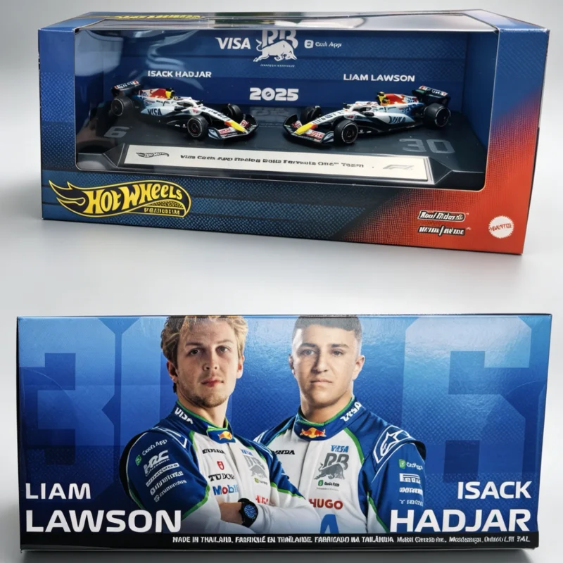 Новинка! Горячая предпродажа: Оригинальный гоночный набор Hot Wheels Formula 1 с двумя машинками, коллекционные миниатюрные литые модели автомобилей, игрушки, подарки.
Новинка! Горячая предпродажа: Оригинальный гоночный набор Hot Wheels Formula 1 с двумя машинками, коллекционные миниатюрные литые модели автомобилей, игрушки, подарки.