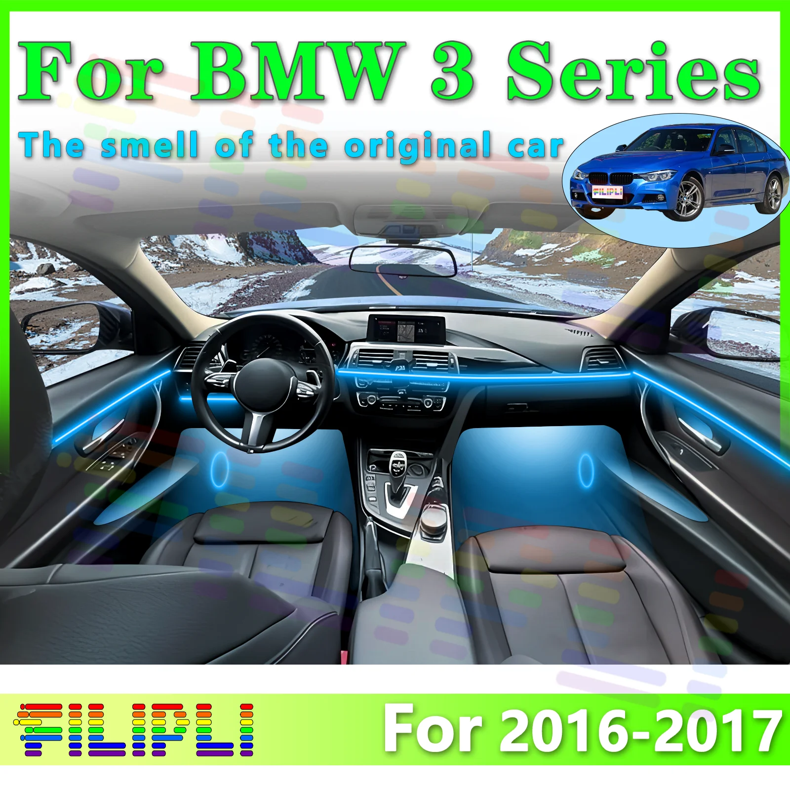 FILIPLI для BMW 3 серии 6, внутренняя светодиодная лента, акриловая, 64 цвета, сменное приложение для завораживания видения вождения
FILIPLI для BMW 3 серии 6, внутренняя светодиодная лента, акриловая, 64 цвета, сменное приложение для завораживания видения вождения