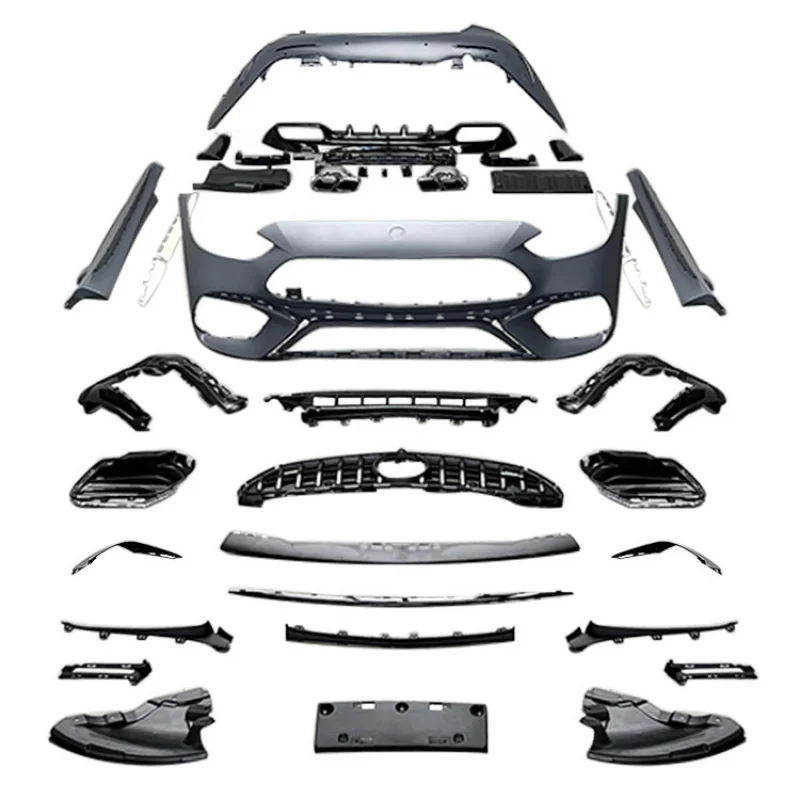Full Set Facelift Rear Front Grille Bumper W206 C63 Bodykit Body Kit for C-class W206 Upgrade to C63 2022 2023
Full Set Facelift Rear Front Grille Bumper W206 C63 Bodykit Body Kit for C-class W206 Upgrade to C63 2022 2023