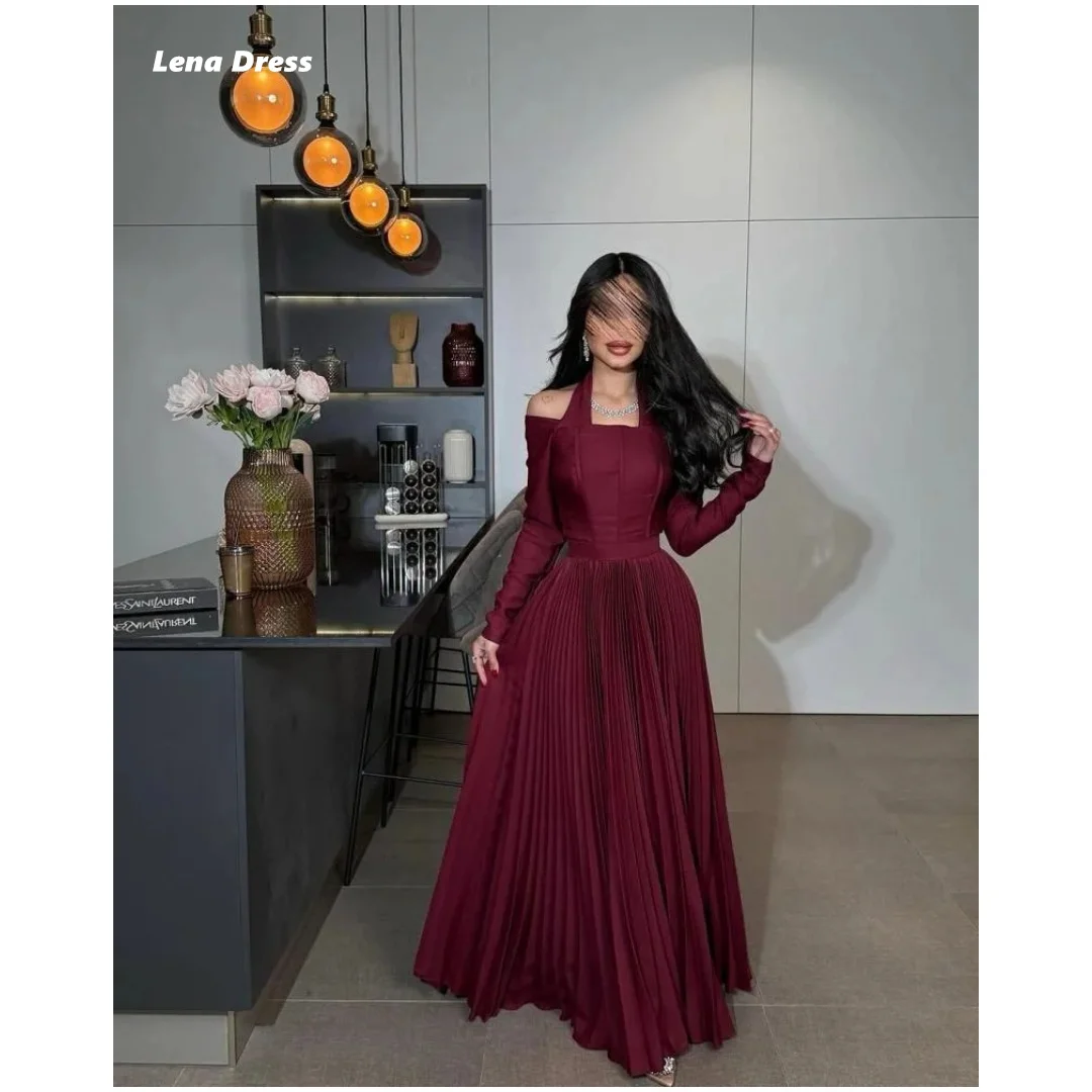 Lena Line A Evening Dress Luxury Elegant Party Dresses Woman Custom Made Off-shoulder Wrinkles Dresses for Special Occasions
Lena Line A Evening Dress Luxury Elegant Party Dresses Woman Custom Made Off-shoulder Wrinkles Dresses for Special Occasions
