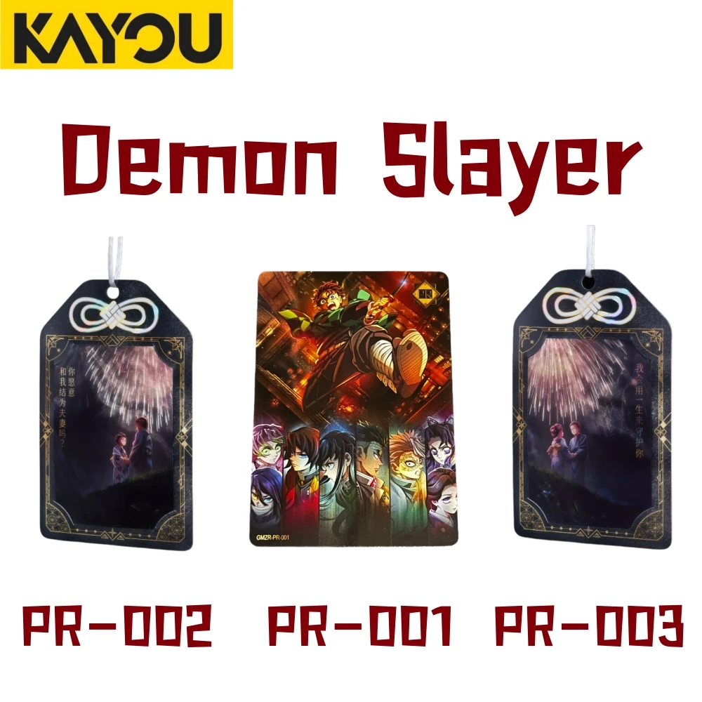 Kayou Demon Slayer Promotion Cards PR001-003 Full Series Genuine Anime Merchandise Flash Colletion Card Game Kids Toy Gifts
Kayou Demon Slayer Promotion Cards PR001-003 Full Series Genuine Anime Merchandise Flash Colletion Card Game Kids Toy Gifts