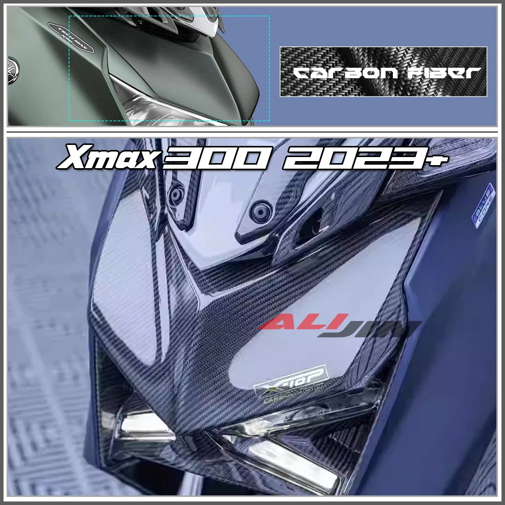 100% Real Carbon fiber For YAMAHA Xmax 300 Xmax300 2023+ 2024 Motorcycle Front Fairing Nose Headlight Lamp Cover Panel Cowling
100% Real Carbon fiber For YAMAHA Xmax 300 Xmax300 2023+ 2024 Motorcycle Front Fairing Nose Headlight Lamp Cover Panel Cowling