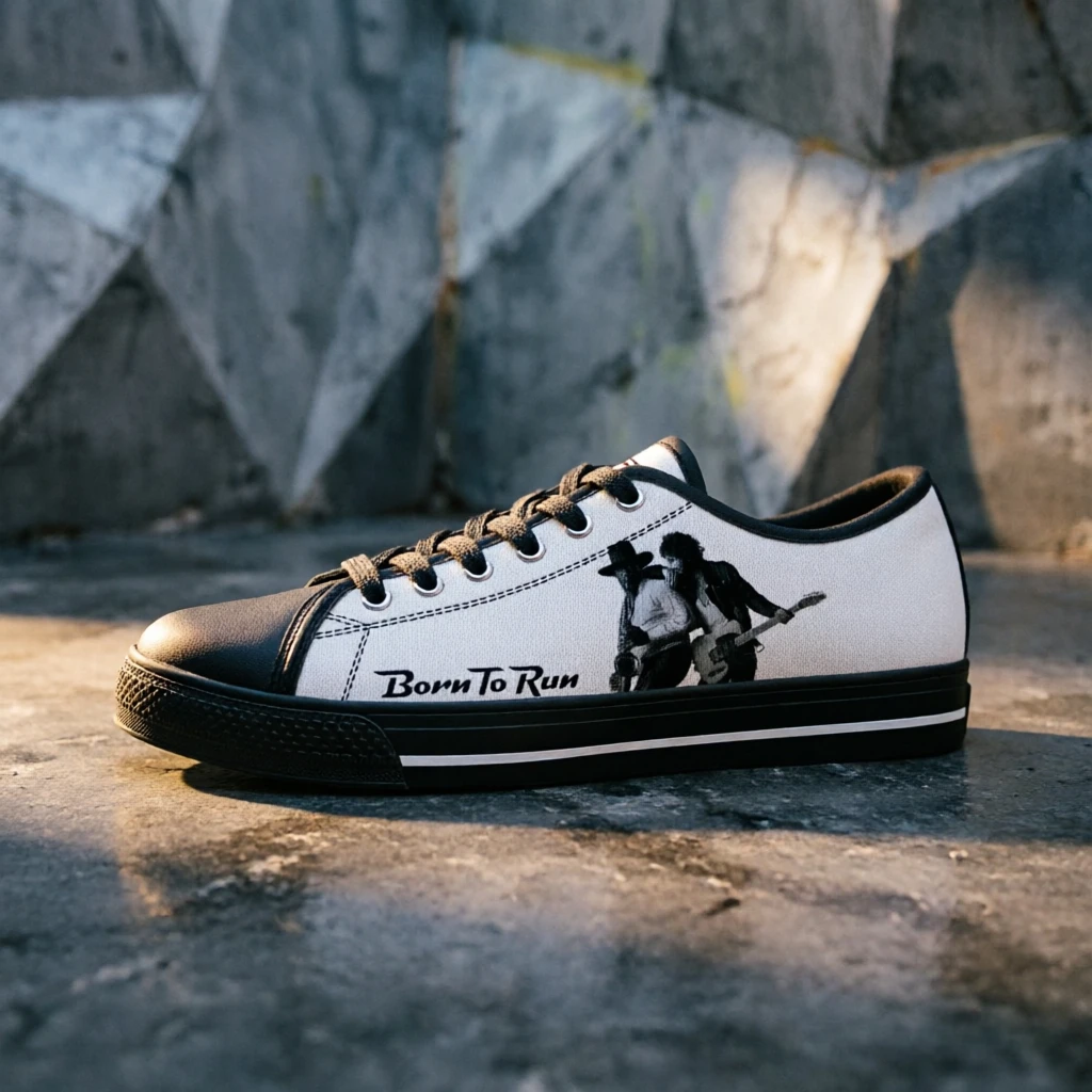 Born To Run Rock Legend Canvas Shoes Unisex Casual Sneakers Bruce Springsteen Themed Men Women Shoes
Born To Run Rock Legend Canvas Shoes Unisex Casual Sneakers Bruce Springsteen Themed Men Women Shoes