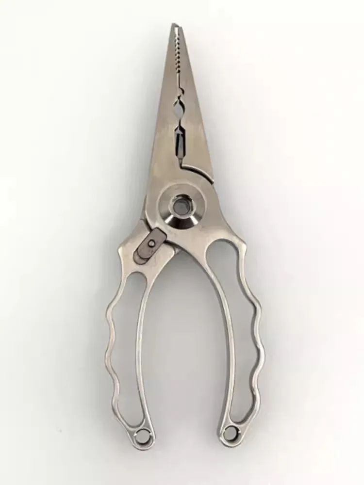 TIJ Full Titanium alloy Small Lure Fishing Pliers Fish Mouth Pliers Fish Controller Fish Hook Removal Sea Fishing Tool
TIJ Full Titanium alloy Small Lure Fishing Pliers Fish Mouth Pliers Fish Controller Fish Hook Removal Sea Fishing Tool