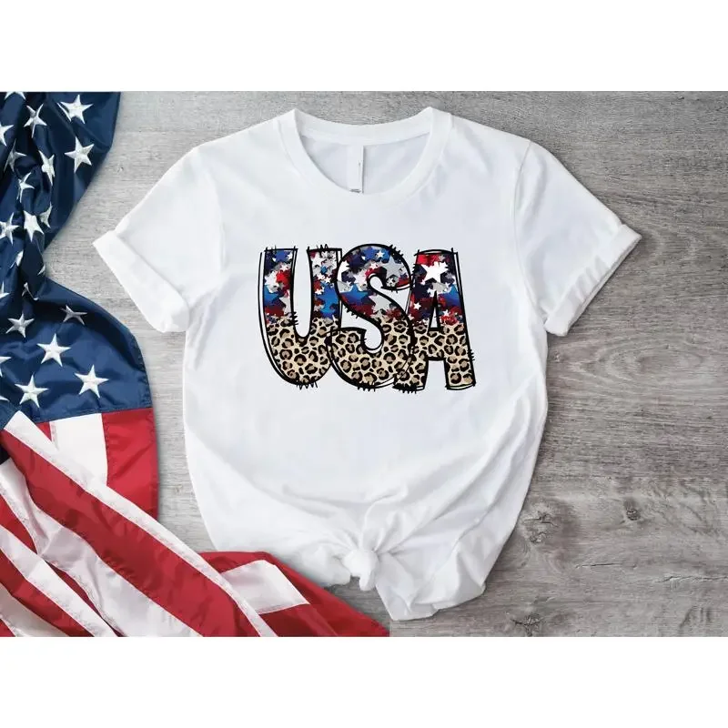 Футболка с леопардовым принтом США, День независимости Америки бесплатно 4 июля для американского друга, благослови Бога
Футболка с леопардовым принтом США, День независимости Америки бесплатно 4 июля для американского друга, благослови Бога