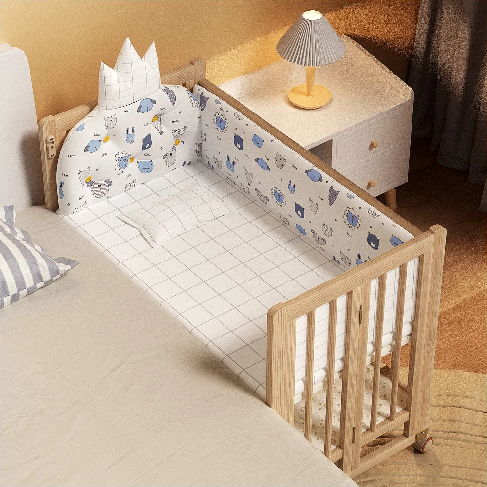 New Fashion 5 in 1 Multifunctional Solid Wood Foldable Baby Cot Adjustable Next to Me Baby Bed Crib
New Fashion 5 in 1 Multifunctional Solid Wood Foldable Baby Cot Adjustable Next to Me Baby Bed Crib