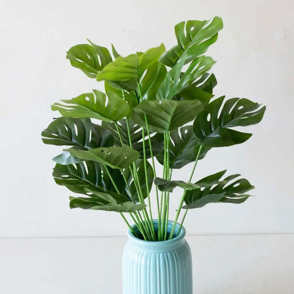 Artificial Plants Green Palm Leaves Monstera Home Garden Living Room Bedroom Balcony Decoration Tropical Plastic Fake Plant Long
Artificial Plants Green Palm Leaves Monstera Home Garden Living Room Bedroom Balcony Decoration Tropical Plastic Fake Plant Long