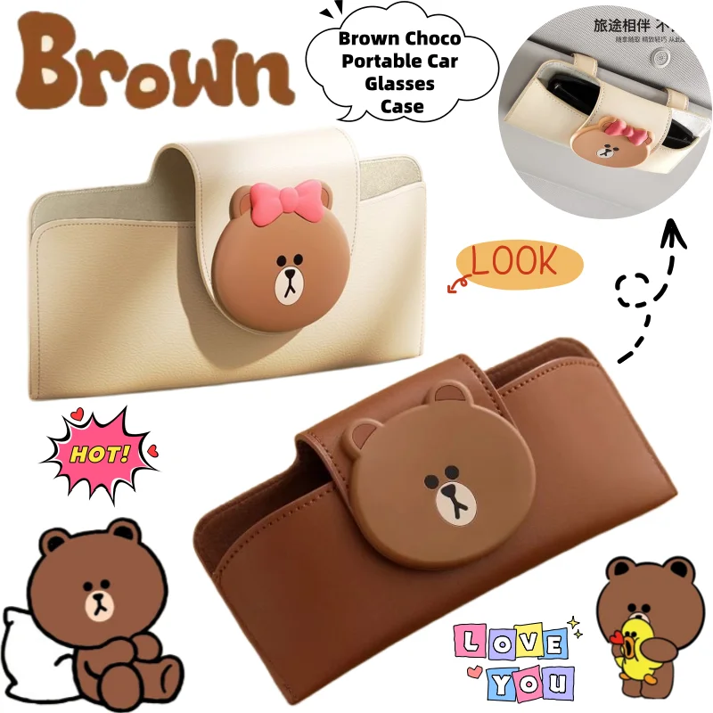 Brown Choco Creative Cute Portable Car Glasses Case Cartoon Two-dimensional Multi-functional Decorative Glasses Storage Holder
Brown Choco Creative Cute Portable Car Glasses Case Cartoon Two-dimensional Multi-functional Decorative Glasses Storage Holder
