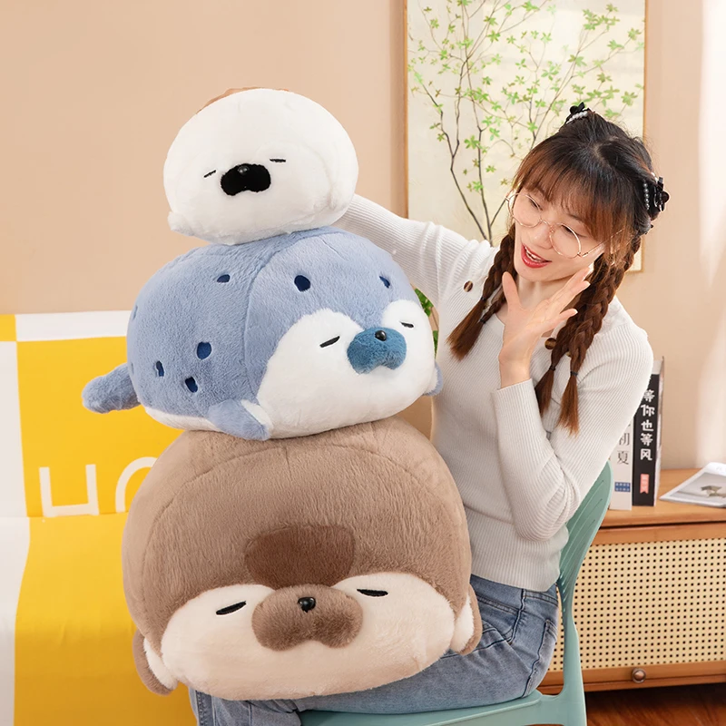 Новая милая плюшевая игрушка-выдра в стиле каваи, мультяшный морской обитатель, 80 см, кукла-подушка с наушниками, мягкая игрушка-выдра, подарок на день рождения для девочки
Новая милая плюшевая игрушка-выдра в стиле каваи, мультяшный морской обитатель, 80 см, кукла-подушка с наушниками, мягкая игрушка-выдра, подарок на день рождения для девочки