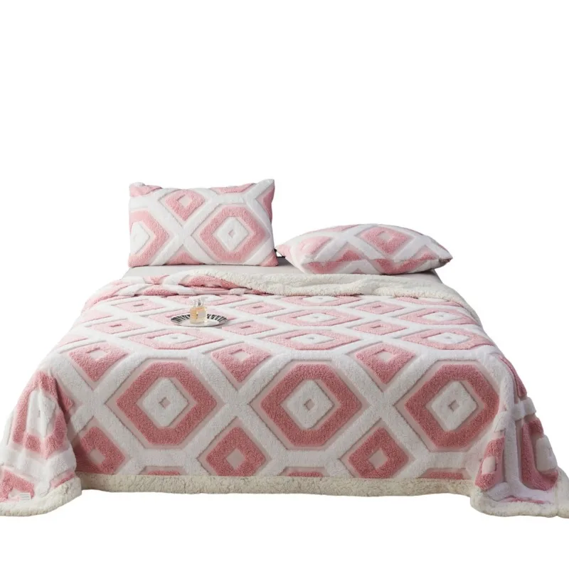 Heavyweight Double-Layer Tuffle & Sherpa Blanket w/ Lace & Hem - Office Nap, Thick Bed Throw Cover
Heavyweight Double-Layer Tuffle & Sherpa Blanket w/ Lace & Hem - Office Nap, Thick Bed Throw Cover