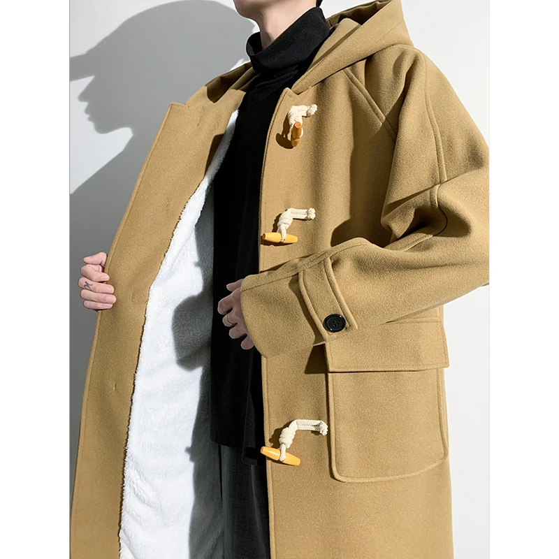 Horn Button Long Men's Coat Duffle Elegant Winter Man Coats New In Long Warm Wool Winter Coat Men 2024 Korean Reviews Clothes
Horn Button Long Men's Coat Duffle Elegant Winter Man Coats New In Long Warm Wool Winter Coat Men 2024 Korean Reviews Clothes